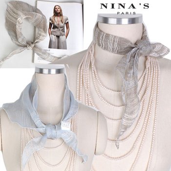 자카즈직조 린넨마넥스카프(N3S101)