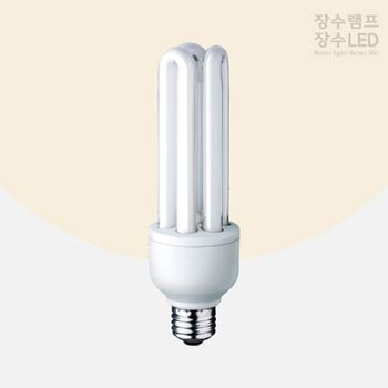 장수램프 IB68UM27 삼파장 EL 형광다마 20W 주광색 E26 전구