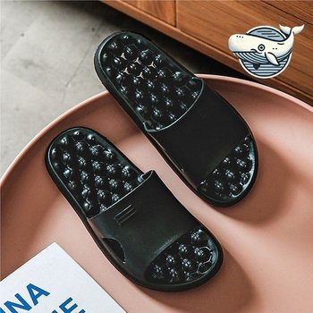 물빠짐 편안한 힐링 욕실화 핑크 색상 지압 욕실슬리퍼 안미끄러운 베란다 화장실 신발