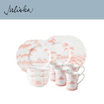 [해외] 줄리스카 컨트리 이스테이트 Country Estate 16pc Setting - Petal Pink (1set / 16pc)