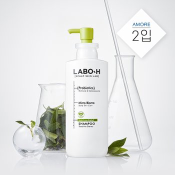 라보에이치 탈모증상완화 샴푸 민감더마 400ml 2입