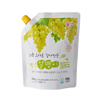 꽃샘 별난알맹이 청포도 500g