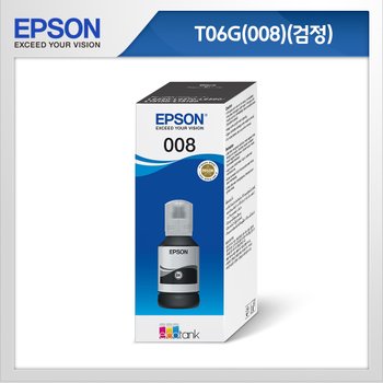 엡손 [EPSON] 정품잉크 T06G100 (검정) L6460 L6490 잉크