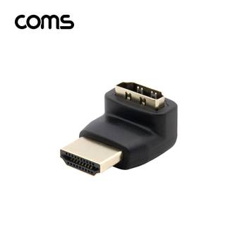 Coms HDMI 젠더연장 MF 꺾임형 샹향 90도 X ( 5매입 )