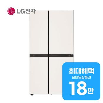 LG 디오스 AI 오브제컬렉션 매직스페이스 냉장고 832L S836GBB132 렌탈 60개월 월 65200원