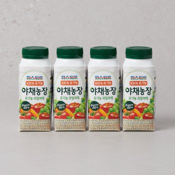 파스퇴르 유기농 야채농장 760ml (190mlx4입)