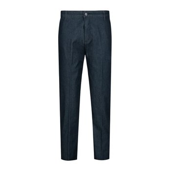 남성 겨울 기모안감 면 스판 데님 청바지 GO-JEK-012-네이비