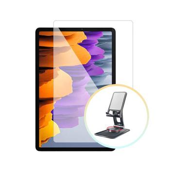 갤럭시탭4 10.1 T530 강화/지문  보호필름 2매+360도 거치대 (S11626575)