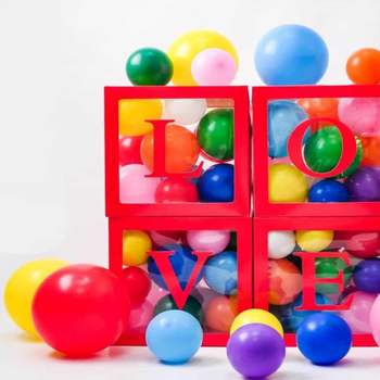 풍선 BI662234 선물 박스 LOVE 이벤트풍선박스 행사풍선 LOVE풍선