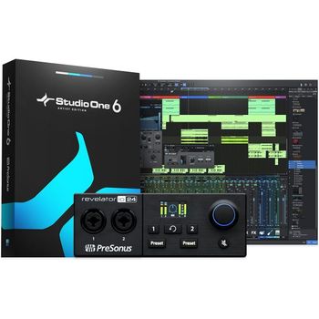 [해외] 독일 프리소너스 오디오 인터페이스 1881405 PreSonus Revelator io24 USB-C Audio Interface wi