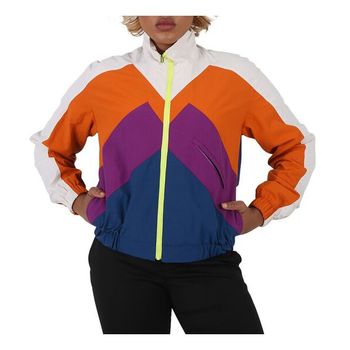 [해외] 겐조 여성 컬러블록 스포츠 트랙수트 나일론 자켓 사이즈 스몰 여성 FB62BL1299CO-78