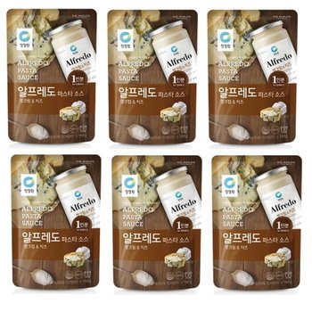 [청정원] 청정원 알프레도 파스타소스 1인분150gx6 맛있는 간편식