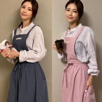 제이킨 주방 앞치마 여름 요리 주방 식당 유치원 카페 어린이집 앞치마 원피스