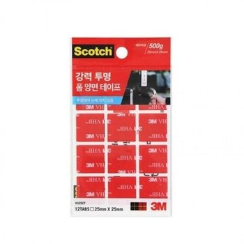 [VCMP4TS8]강력 필수템 투명 폼 양면테 3M 325CT 3M스카치