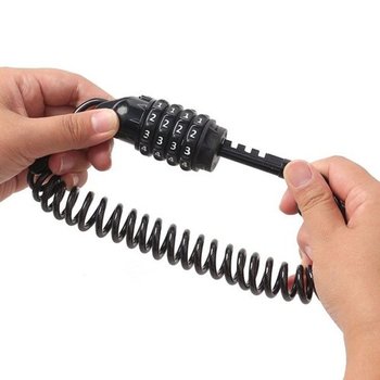 와이어 자전거 오토바이 자물쇠 비밀번호-WAC2F24