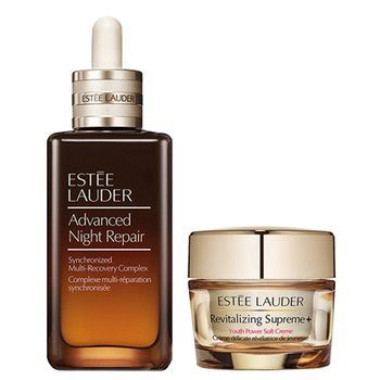 [해외] 에스티로더 스킨케어 듀오 세트 대용량 (갈색병세럼 100ml+단단소프트크림 75ml)