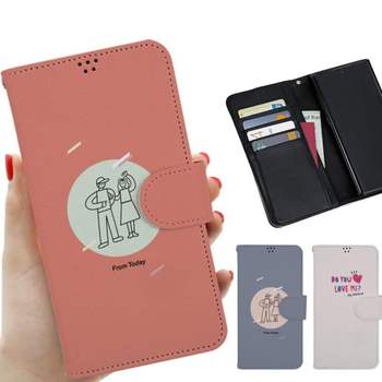 D커플낙서 갤럭시노트20울트라 케이스 N986 카드포켓