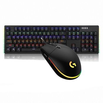 HACKER K515 블랙청축 + 로지텍 G102IC 게이밍 세트