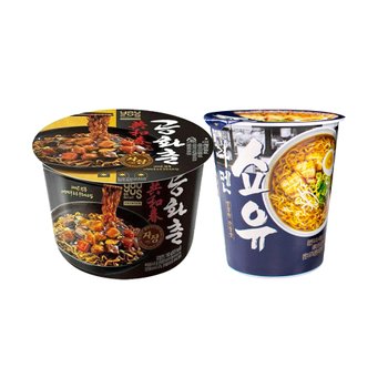 공화춘 짜장 160g 2개 + 쇼유라멘 간장맛 75g 2개 총4개