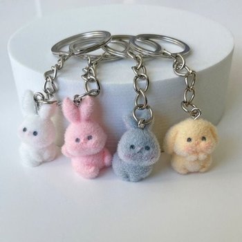 쪼꼬미 미니 에어팟 가방장식 인형 토끼 열쇠고 (WFJSQ1K)