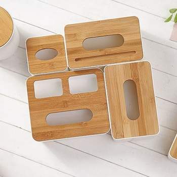 휴지커버 우드 캐주얼 수납함 인테리어 필수템