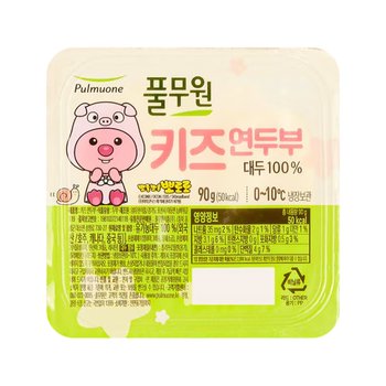 풀무원 뽀로로 키즈 연두부 90g x 12개