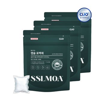 크리오 쓸모아 캡슐 표백제 일반드럼겸용 30개입 x3개