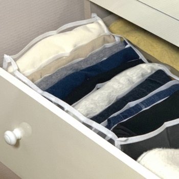 9칸(36x25x20) SCEP0426 옷장 의류정리트레이 메쉬 서랍 칸막이 옷정리트레이 9칸