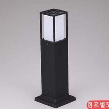 잔디 가로등 사각 야외등 100x100xH 블랙 야외정원등 조경등