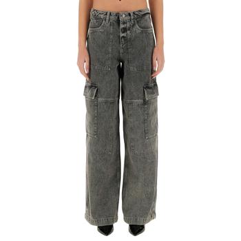 [해외] [해외배송] 25 S/S 마이클 코어스 카고 진 MR5905H5G2_005CONCRETEWSH B0041543822