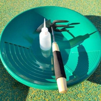 고품질 사금채취용 패닝 접시 골드펜닝 채광 도구 세트 (WFKMWA7)