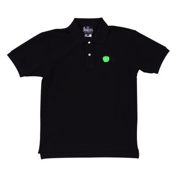 꼼데가르송 비틀즈 블랙 사과 자수 폴로 셔츠 VZ-T014-051