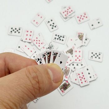 미니 트럼프 포커카드 미니어처