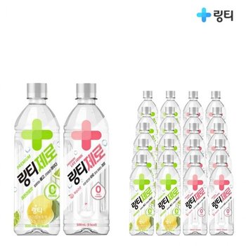 링티 제로 복숭아500 레몬500ml x 각10개 총20개