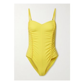 [해외] 울라존슨 알미라 주름 스윔수트 옐로 1647597325638152