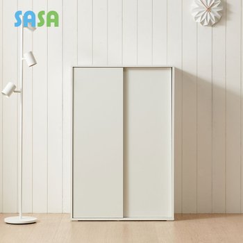 사사가구 뉴브리엘 슬라이딩 키큰 다용도 선반 수납장 1200