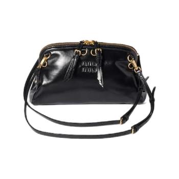 미우미우 레더 클러치 블랙 5BF131-2IEO-F0002