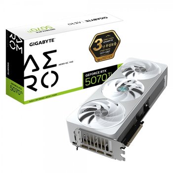 GIGABYTE RTX 5070 Ti AERO OC D7 16GB 제이씨현