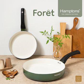 [Hamptons] 햄튼 포레 세라믹 IH 소테팬 2종 세트(20cm+26cm)