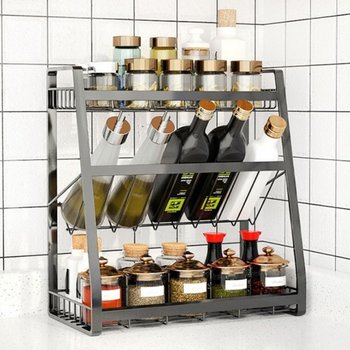 3단 GEIO5446 양념통정리대 주방정리선반