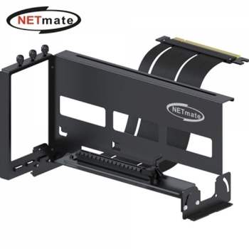 강자 GI97ZF35 넷메이트 PCI-E 4.0 라이저 케이블 지지대 키트 (블랙/각도조절) (EZDIY-FAB) NM-