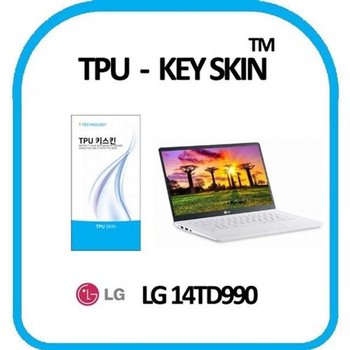 고품질 LG전자 2019 그램 2in1 14TD990 TPU(고급형) 키스킨 키커버 키보...