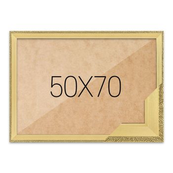 퍼즐액자 CON946S2 50x70 고급형 슬림 앤틱 퓨어골드