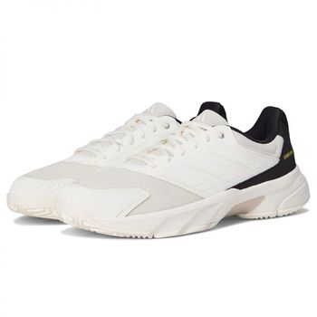 아디다스 우먼 코트잼 Control 3 테니스 슈즈 스니커즈 - 오프화이트 샴페인 메탈릭 755341