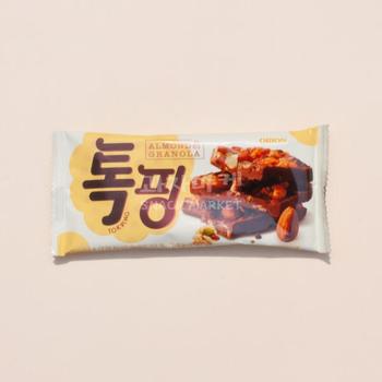 아트박스/과자마켓 오리온 톡핑 아몬드&그래놀라 초콜릿 43gX20개