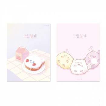 B 2면1일 그림일기장 A4 모닝글로리스프링노트 모닝글