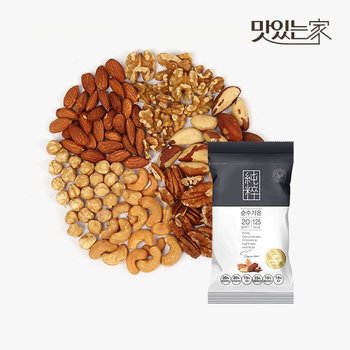 산과들에 하루견과 순수가온 100봉 (순수견과 6종)