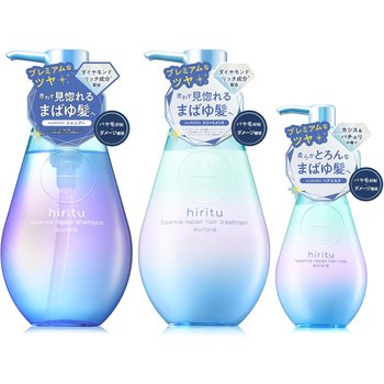 [해외] 히리츠 오로라 시리즈 헤어 케어 세트(샴푸/트리트먼트/헤어 밀크)