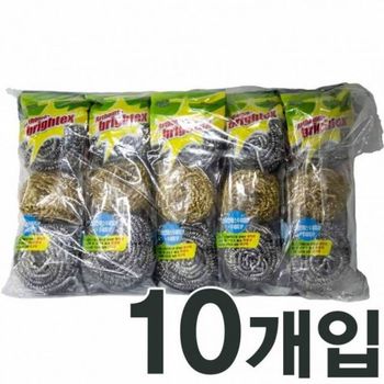 수세미 브라이텍스 수세미 아트홈 스테인레스 개입 스텐링수세미