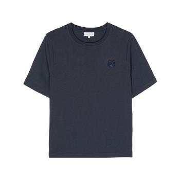 25SS 메종키츠네 반팔 티셔츠 MW00127KJ0119P476 INK BLUE DOM